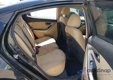 2013 Hyundai Elantra Gls z USA, uszkodzony, nr VIN 5NPDH4AE0DH402752